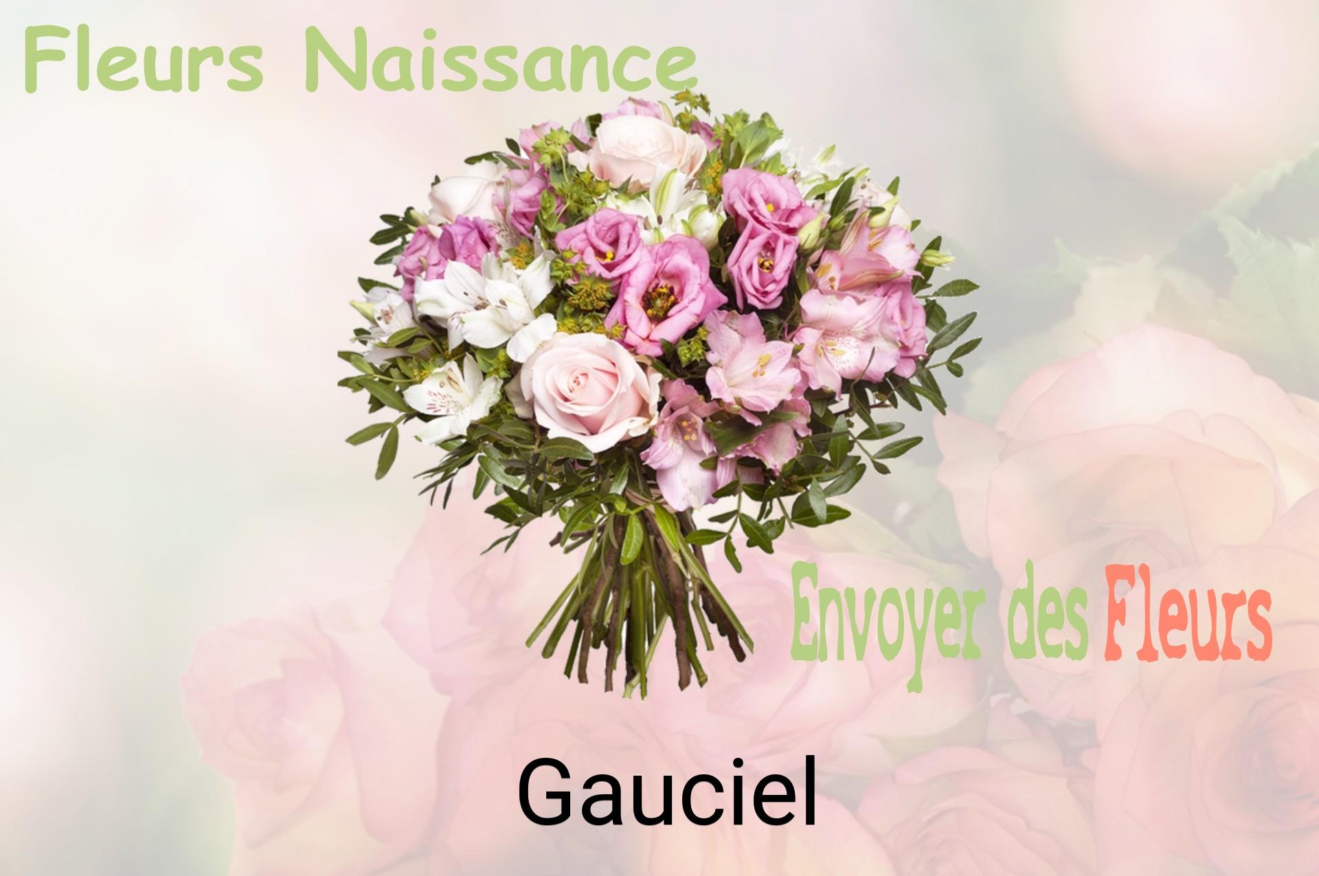 Bouquet de fleurs de naissance livré à Gauciel